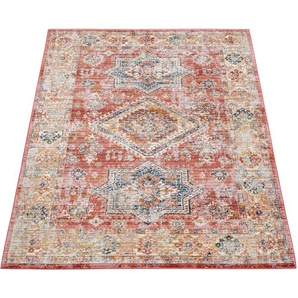 Teppich PACO HOME Herbete 732 Teppiche Gr. B/L: 160 cm x 230 cm, 8 mm, 1 St., rot Orientalische Muster