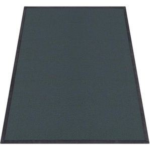 Teppich PACO HOME Tatami 475 Teppiche Gr. B/L: 200 cm x 350 cm, 24 mm, 1 St., schwarz Esszimmerteppiche Kurzflor, Uni-Farben, mit Memory Foam, waschbar