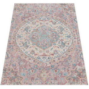 Teppich PACO HOME Torres 271 Teppiche Gr. B/L: 160 cm x 230 cm, 8 mm, 1 St., pink Orientalische Muster