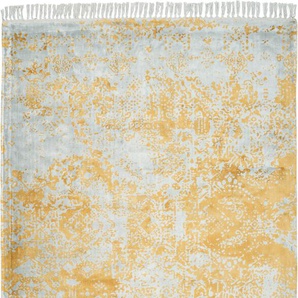Teppich PADIRO Dolce Vita 325 Teppiche Gr. B/L: 120 cm x 170 cm, 10 mm, 1 St., grau (grau, gold) Esszimmerteppiche