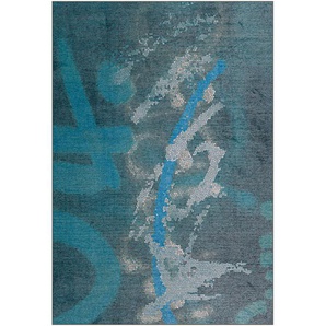 Teppich Pflegeleicht und strapazierfähig Blau  Türkis