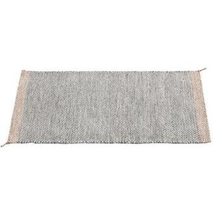 Teppich PLY textil schwarz / 85 x 140 cm - handgewebt - Muuto - Schwarz