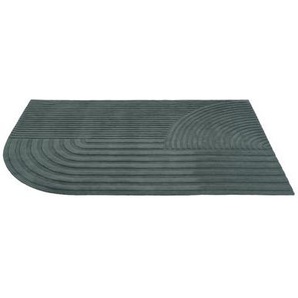 Teppich Relevo textil grün / 200 x 300 cm - Handgetuftet - Muuto -