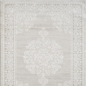 Teppich SANAT Harmony 3204 Teppiche Gr. B/L: 200 cm x 280 cm, 12 mm, 1 St., beige Orientalische Muster Wohnzimmer, Kurzflor, moderne Orient Optik, Schlafzimmer