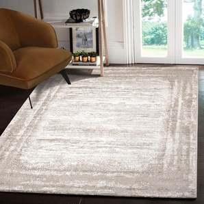 Teppich SANAT Harmony 3215 Teppiche Gr. B/L: 80 cm x 300 cm, 12 mm, 1 St., beige Esszimmerteppiche weicher Kurzflorteppich, meliert, Wohnzimmer, Schlafzimmer