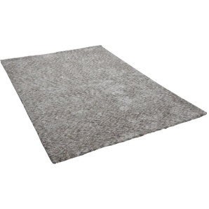 Teppich SANSIBAR Munkmarsch Uni Teppiche Gr. B/L: 190 cm x 290 cm, 20 mm, 1 St., grau Esszimmerteppiche meliert, 100% Polyester, besonders weich, Wohnzimmer, Schlafzimmer