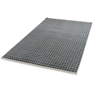Teppich SCHÖNER WOHNEN-KOLLEKTION Magic 6104 Teppiche Gr. B/L: 133 cm x 190 cm, 7 mm, 1 St., grau (anthrazit) Esszimmerteppiche Hoch Tief Struktur, mit Viskose, weich und glänzend
