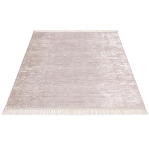 Teppich SEHRAZAT Caimas 2975 Teppiche Gr. B/L: 180 cm x 280 cm, 5 mm, 1 St., beige Esszimmerteppiche waschbar, weiche Microfaser, Wohnzimmer