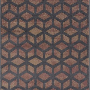 Teppich SEHRAZAT Gusta 3222 Teppiche Gr. B/L: 200 cm x 290 cm, 8 mm, 1 St., braun Esszimmerteppiche Wohnzimmer, Kurzflor