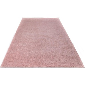 my home Hochflor-Teppich Shaggy 30, rechteckig, Höhe: 30 mm, Teppich, Uni Farben, besonders weich und kuschelig, Kundenliebling
