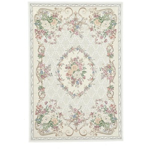 Teppich THEKO Flomi Floral Teppiche Gr. B/L: 160 cm x 230 cm, 3 mm, 1 St., beige Baumwollteppiche