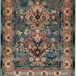 Teppich THEKO Gabiro 13 Teppiche Gr. B/L: 200 cm x 285 cm, 10 mm, 1 St., grün Orientalische Muster gewebt, Orient-Optik, ideal im Wohnzimmer & Schlafzimmer