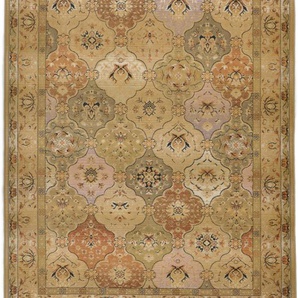 Teppich THEKO Gabiro 208 Teppiche Gr. B/L: 160 cm x 160 cm, 10 mm, 1 St., beige Orientalische Muster