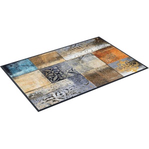 Teppich Tilea, wash+dry by Kleen-Tex, rechteckig, Höhe: 7 mm, rutschhemmend, In- und Outdoor geeignet, waschbar