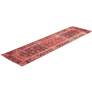 Teppich TOM TAILOR HOME Funky Orient Ghom Teppiche Gr. B/L: 60 cm x 230 cm, 5 mm, 1 St., rot Orientalische Muster