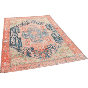 Teppich TOM TAILOR HOME Funky Orient Heriz Teppiche Gr. B/L: 145 cm x 200 cm, 5 mm, 1 St., bunt (multi) Orientalische Muster