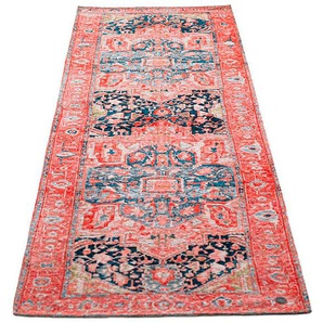 Teppich TOM TAILOR HOME Funky Orient Heriz Teppiche Gr. B/L: 60 cm x 230 cm, 5 mm, 1 St., bunt (multi) Orientalische Muster