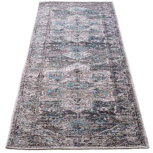 Teppich TOM TAILOR HOME Funky Orient Tabriz Teppiche Gr. B/L: 60 cm x 230 cm, 5 mm, 1 St., grau Orientalische Muster