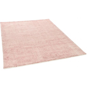 Teppich TOM TAILOR HOME Groove Teppiche Gr. B/L: 190 cm x 290 cm, 15 mm, 1 St., rosa (rosé) Schurwollteppiche