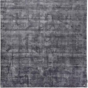 Teppich TOM TAILOR HOME Shine uni Teppiche Gr. B/L: 190 cm x 290 cm, 8 mm, 1 St., grau (anthrazit) Esszimmerteppiche Handweb Teppich, 100% Viskose, handgewebt, mit elegantem Schimmer