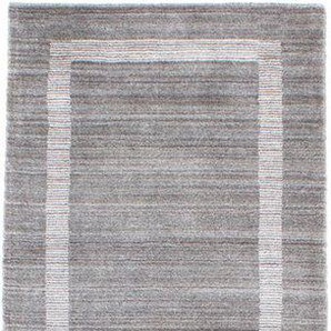 Teppich Vintage - 300 x 80 cm - grau, morgenland, rechteckig, Höhe: 8 mm, Wohnzimmer, Handgeknüpft, Einzelstück mit Zertifikat