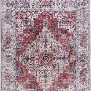 Teppich Vintage 3540, Sehrazat, rechteckig, Höhe: 4 mm, Kurzflor, waschbar, Chenille mit Baumwolle, Wohnzimmer