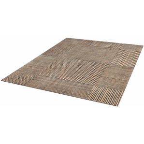 Teppich WASH+DRY BY KLEEN-TEX Canvas Teppiche Gr. B/L: 170 cm x 240 cm, 9 mm, 1 St., braun Esszimmerteppiche