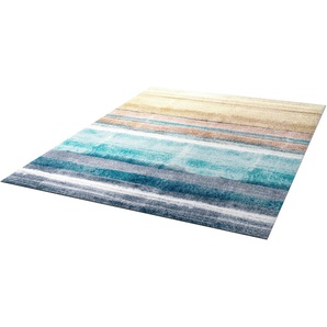 Teppich WASH+DRY BY KLEEN-TEX Frerik Teppiche Gr. B/L: 110 cm x 175 cm, 9 mm, 1 St., bunt Esszimmerteppiche rutschhemmend, In- und Outdoor geeignet, waschbar