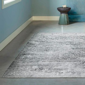 Teppich WECON HOME Grace Teppiche Gr. B/L: 190 cm x 290 cm, 6 mm, 1 St., grau Orientalische Muster
