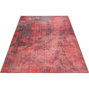 Teppich WECON HOME Pepe Teppiche Gr. B/L: 190 cm x 290 cm, 6 mm, 1 St., rot Esszimmerteppiche Wohnzimmer