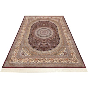 Teppich WECON HOME Täbriz Teppiche Gr. B/L: 120 cm x 160 cm, 5 mm, 1 St., rot Orientalische Muster Wohnzimmer, Orient Design