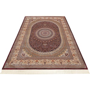 Teppich WECON HOME Täbriz Teppiche Gr. B/L: 250 cm x 340 cm, 5 mm, 1 St., rot Orientalische Muster Wohnzimmer, Orient Design