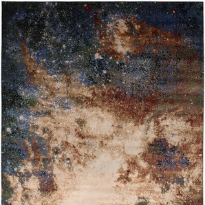 Teppich WK WOHNEN LUXURY FOUR Teppiche Gr. B/L: 160 cm x 230 cm, 7 mm, 1 St., bunt (multi) Esszimmerteppiche fein eingefasst, sowie speziell veredelt, besonders flache Struktur