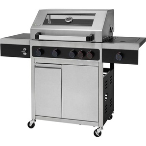 Tepro Edelstahl Gasgrill Keansburg 4 Special Edition, 4-Brenner inkl. Powerzone plus Infrarot-Backburner plus Seitenbrenner 3315