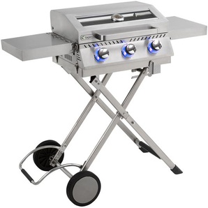 tepro Gasgrill »Chicago« Special Edition, 3 Brenner, 9,0 kW, edelstahlfarben