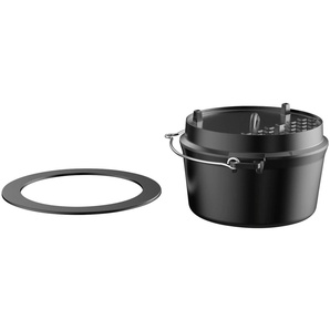 Tepro Kochtopf Guss-Dutch-Oven-Einleger, Gusseisen, BxLxH: 32,5x31x18,4 cm