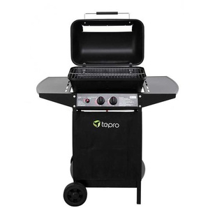 tepro Lavasteingasgrill »Irvine«, 5,4 kW Leistung, Piezo-Zündung, 2 Seitenablagen