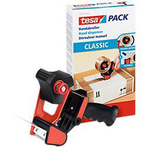 tesa Packbandabroller tesapack Classic Rot, Schwarz Kunststoff 56403 SP-AS704233