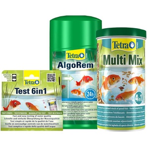 Tetra Teichpflege, (Set), Wassertest, AlgoRem 1 Liter, MultiMix 1 Liter