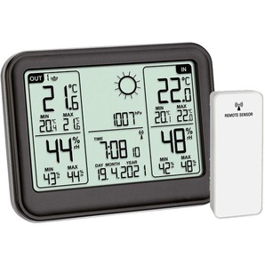 TFA - Dostmann memo 35.1141.01 Funk-Wetterstation Vorhersage für 12 bis 24 Stunden Anzahl Sensoren max