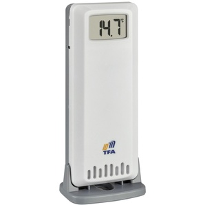 TFA Thermo-/Hygrosender, ID-A0, 30.3900.02, weiß-grau