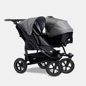 TFK Duo 2 Kombi Sporteinheit Geschwisterwagen Luftbereifung – Premium Grau 151631