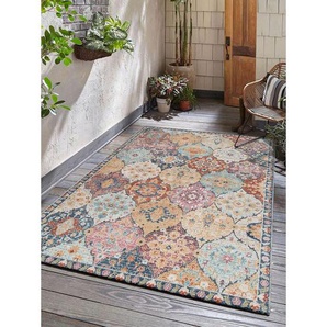 The Carpet - Palma Indoor- & Outdoor-Teppich, modernes Design, Wohnzimmer, wetterfest & UV-beständig, langlebig und pflegeleicht, Mehrfach, 080 x 300