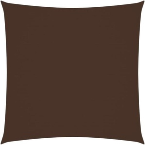 The Living Store Sonnensegel Oxford-Gewebe Quadratisch 4x4 m Braun TLS135799