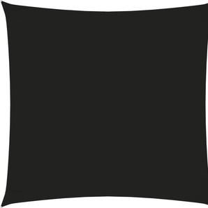 The Living Store Sonnensegel Oxford-Gewebe Quadratisch 4x4 m Schwarz TLS135744