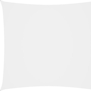 The Living Store Sonnensegel Oxford-Gewebe Quadratisch 4x4 m Weiß TLS135249