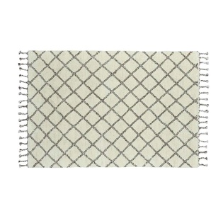 THEKO Berberteppich - schwarz - Wolle - 90 cm - 2,4 cm | Möbel Kraft