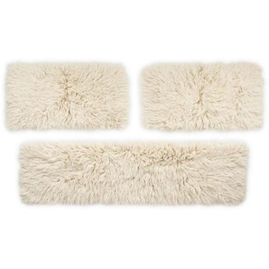 THEKO Flokati Wollteppich - beige - Wolle - 70 cm - 10 cm | Möbel Kraft