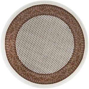 THEKO Orientteppich  Chandi Mir ¦ creme ¦ Wolle ¦ Maße (cm): B: 250 H: 1,2