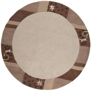 THEKO Wollteppich - beige - Wolle - 150 cm - 1,3 cm | Möbel Kraft